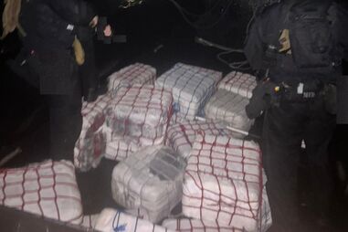 Foi apreendida cerca de uma tonelada de cocaína na operação 'Choco'