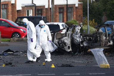 Explosão de carro-bomba em Belfast 