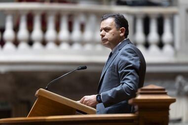 Luís Montenegro no Parlamento