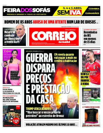 Capa do jornal