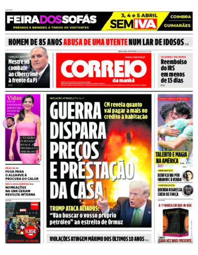 Capa do jornal