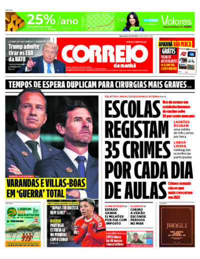 Capa do jornal