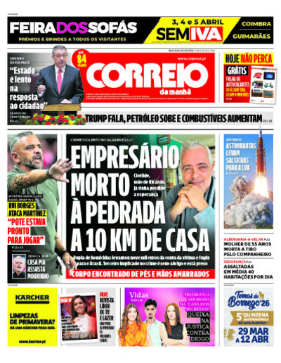 Capa do jornal