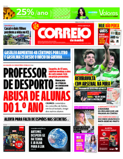 Capa do jornal