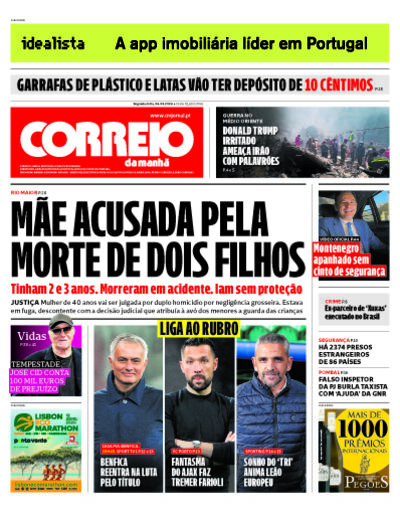 Capa do jornal