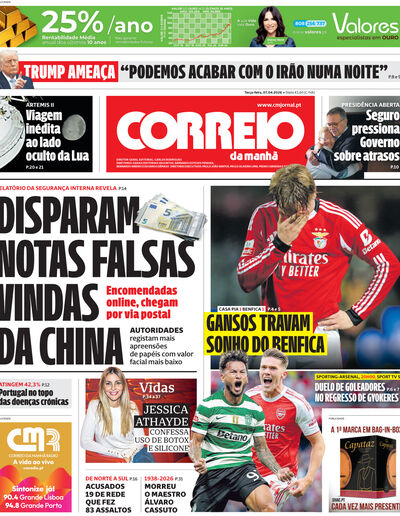 Capa do jornal