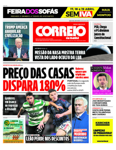 Capa do jornal