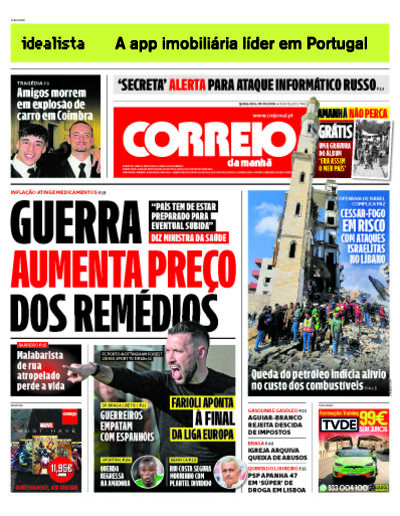 Capa do jornal