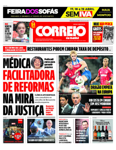 Capa do jornal