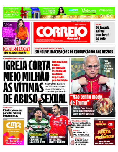 Capa do jornal