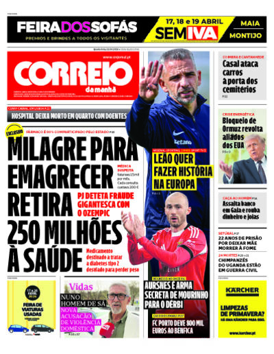 Capa do jornal