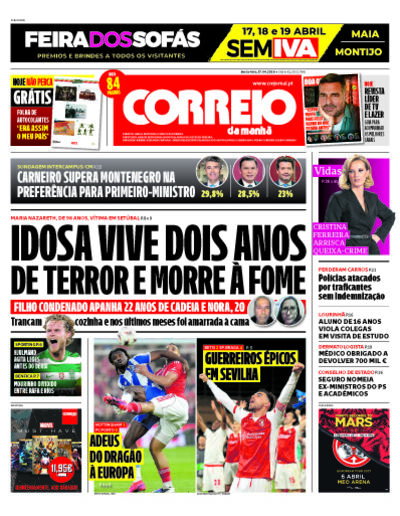 Capa do jornal