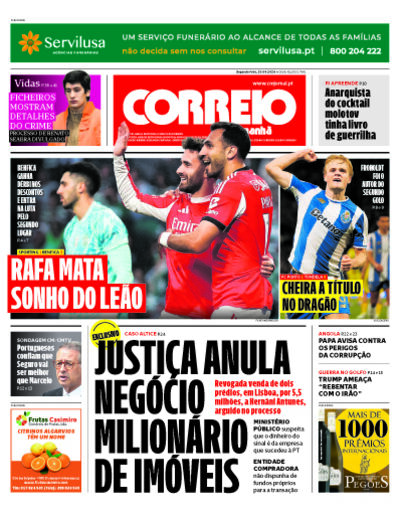Capa do jornal