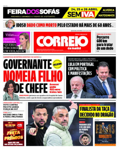 Capa do jornal