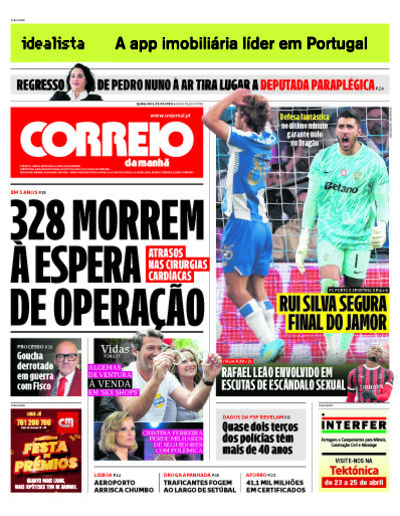 Capa do jornal