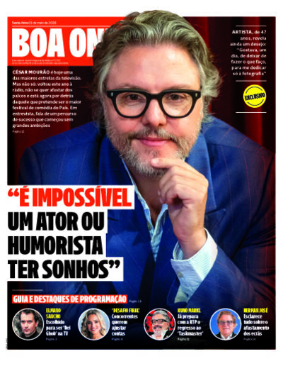 Capa de sexta-feira, 01 de maio de 2026