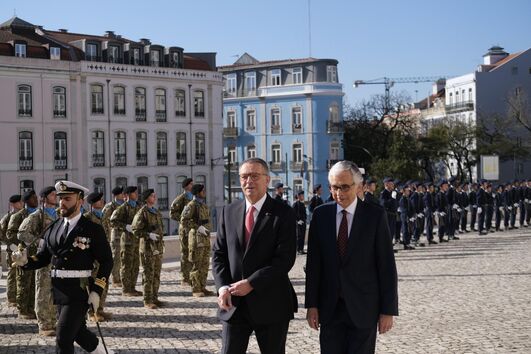Presidente da República chega à Assembleia da República