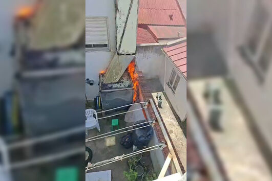 Incêndio deflagra em churrasqueira nas Caldas da Rainha. Prédio teve de ser evacuado