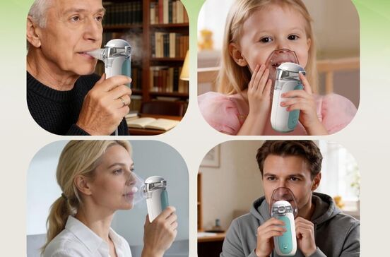 Nebulizador portátil para alívio rápido e hidratação de alergias