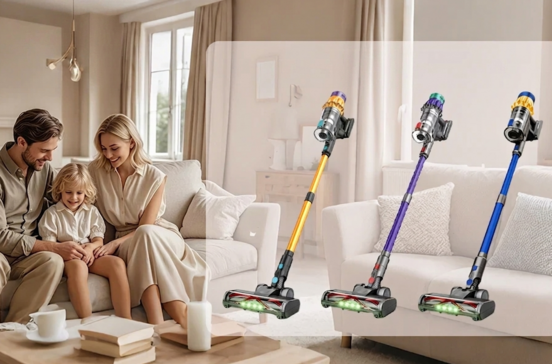 Aspirador vertical Cotiar com desconto no AliExpress, disponível em três cores