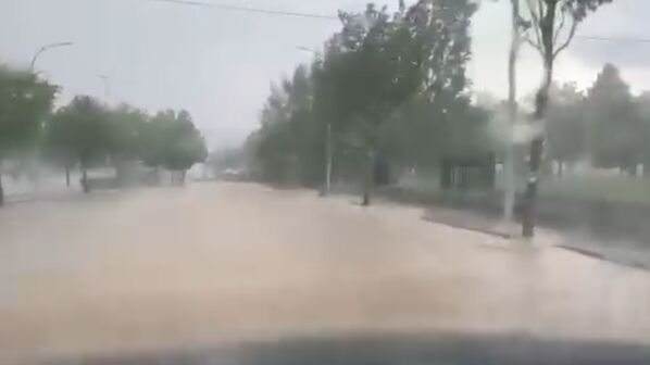 Chuva intensa deixa via parcialmente submersa no Sabugal