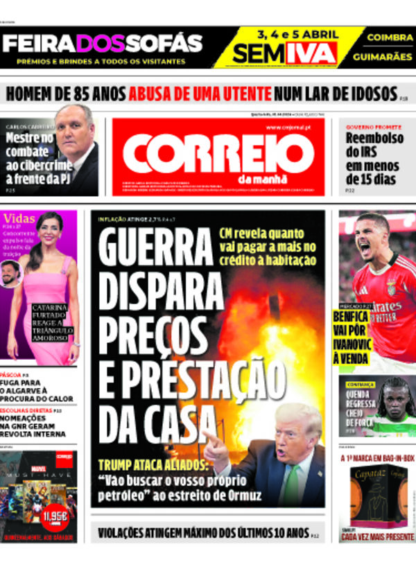 Capa do jornal