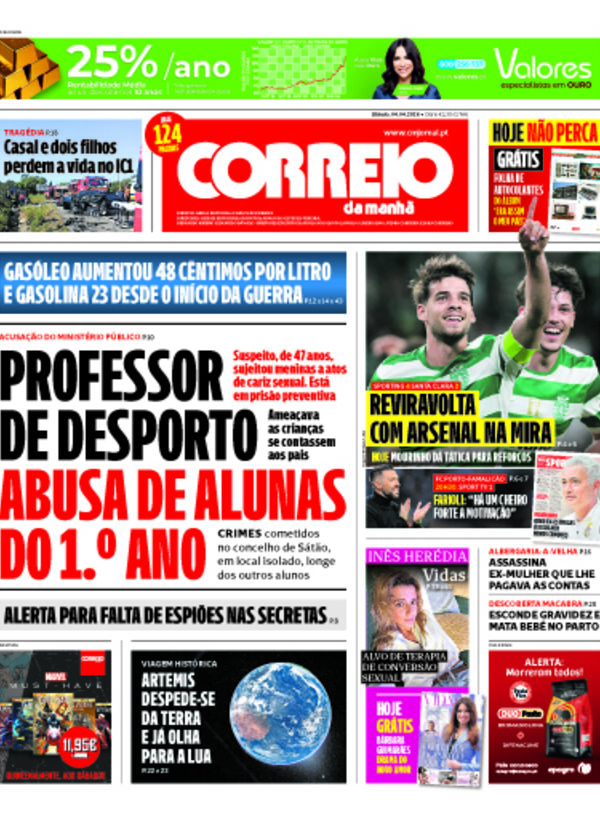 Capa do jornal