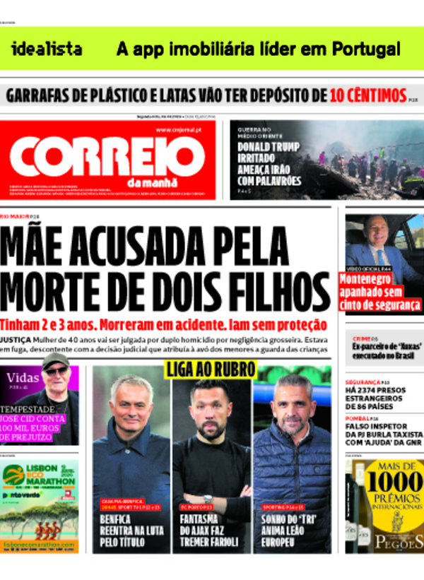 Capa do jornal
