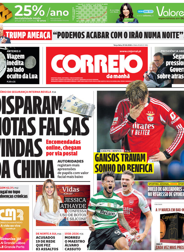 Capa do jornal