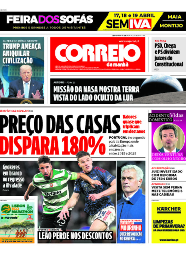 Capa do jornal