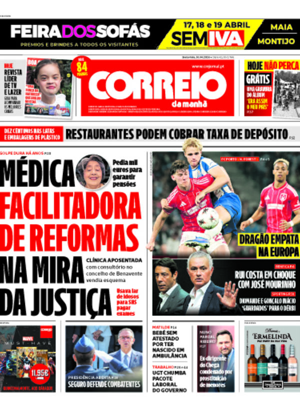 Capa do jornal