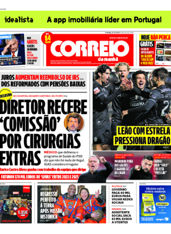 Capa do jornal