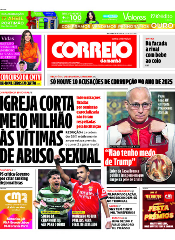 Capa do jornal