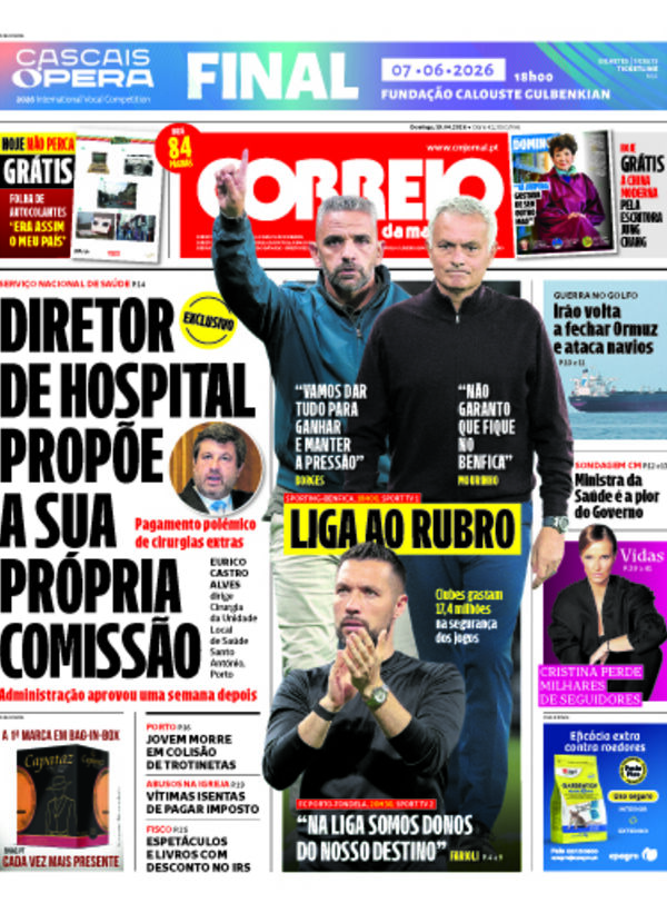 Capa do jornal