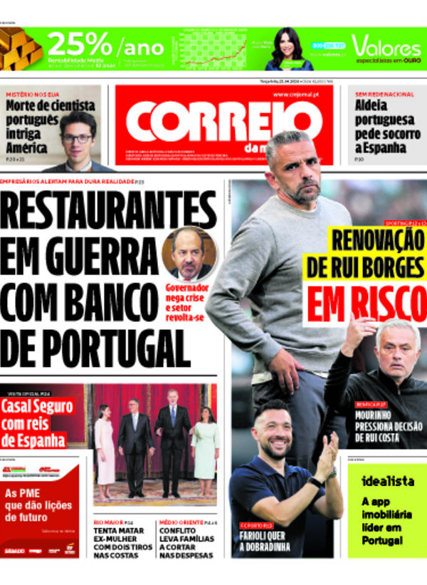 Capa do jornal