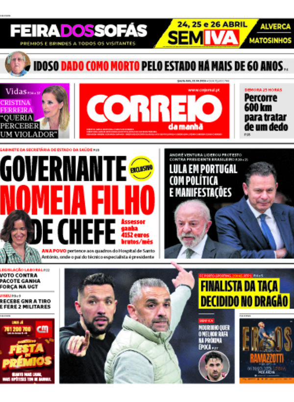 Capa do jornal