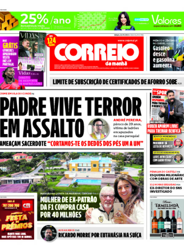 Capa do jornal