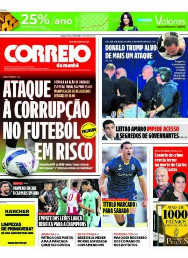 Capa do jornal