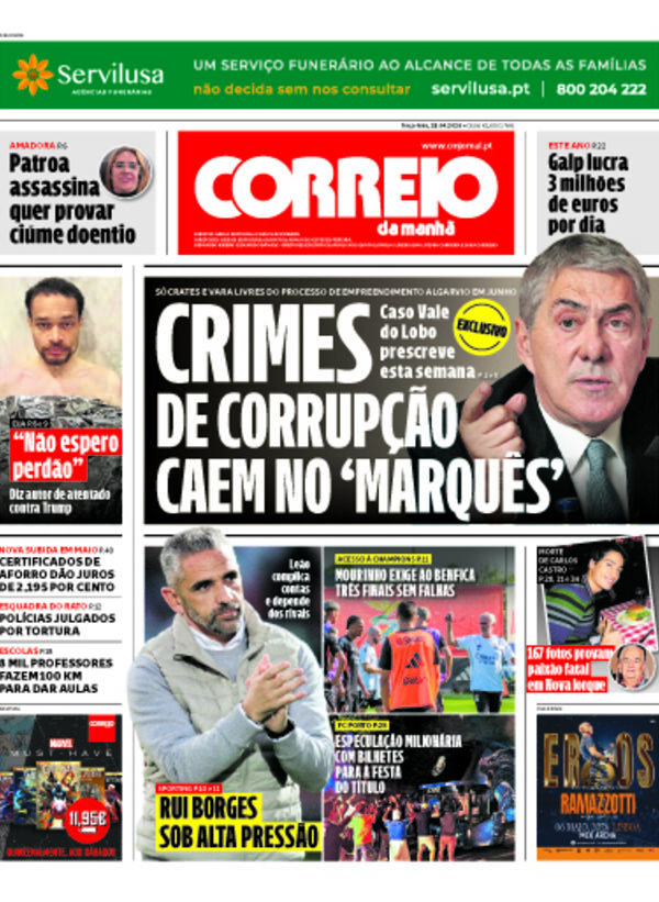 Capa do jornal