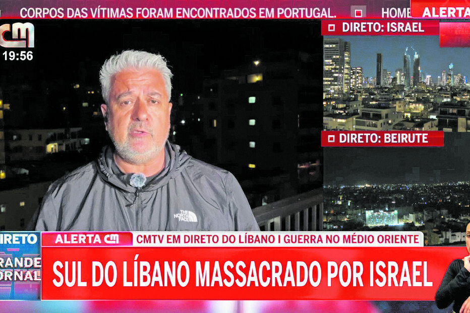 CMTV tem feito uma cobertura permanente da guerra no Médio Oriente 