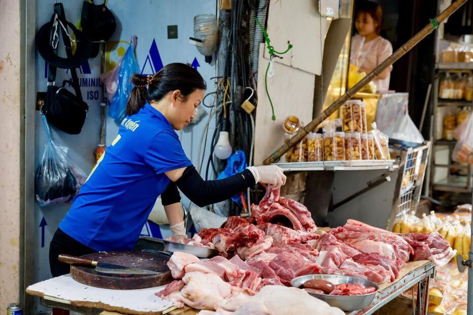 Vietname é conhecido pelos grandes mercados de venda de produtos frescos