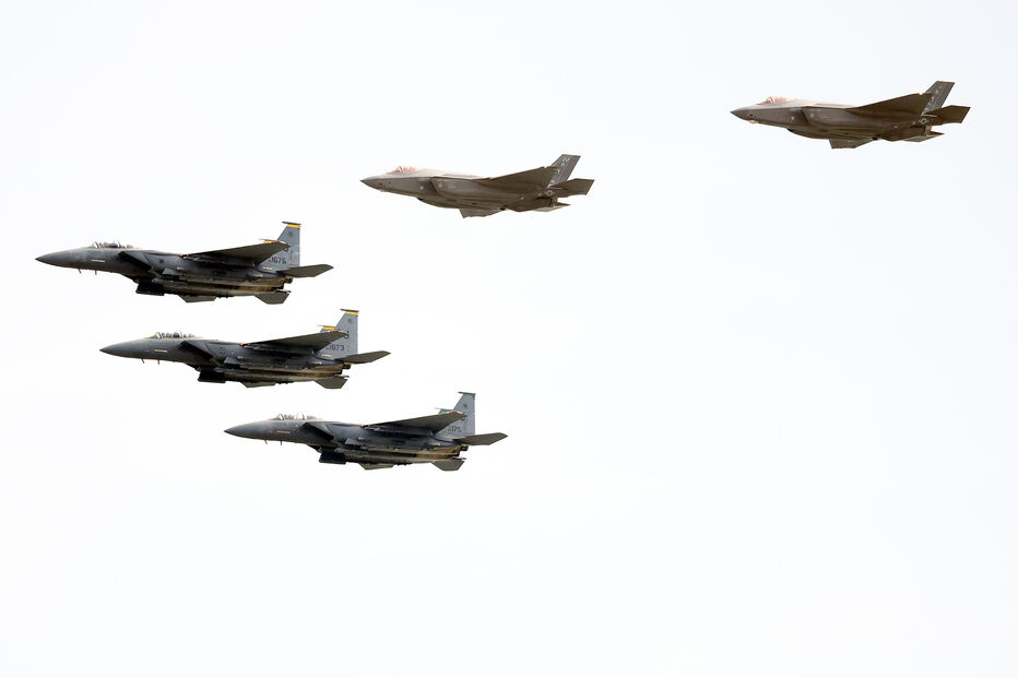 F15 e F35 norte-americanos