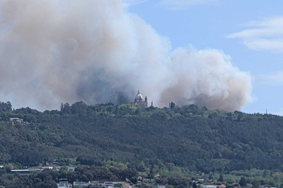 Incêndio deflagra em Braga 