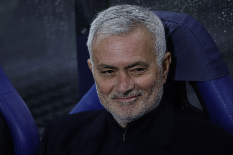 José Mourinho no jogo com o Gil Vicente