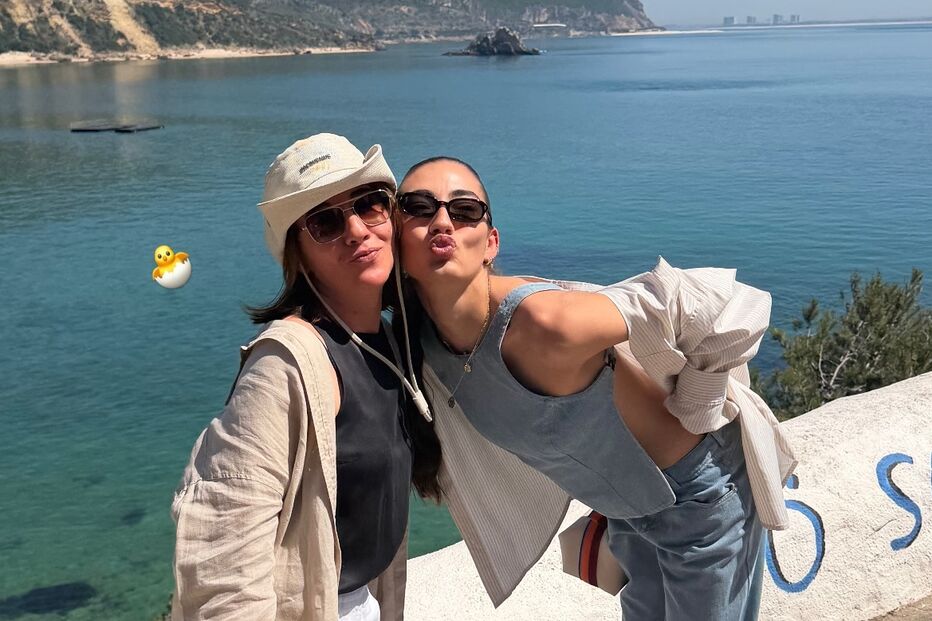 Matilde Mourinho visita Azeitão e encontra a família