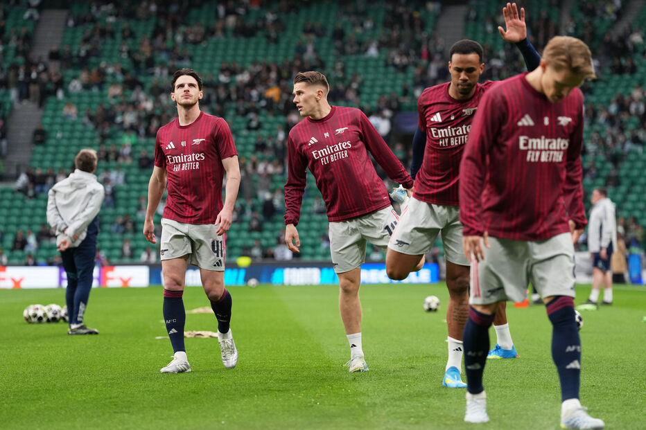 Onze do Sporting e Arsenal preparam-se para jogo em Alvalade