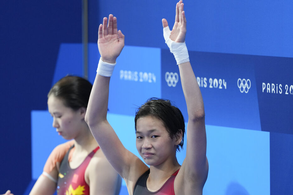 Quan Hongchan, campeã olímpica chinesa nos saltos para a água