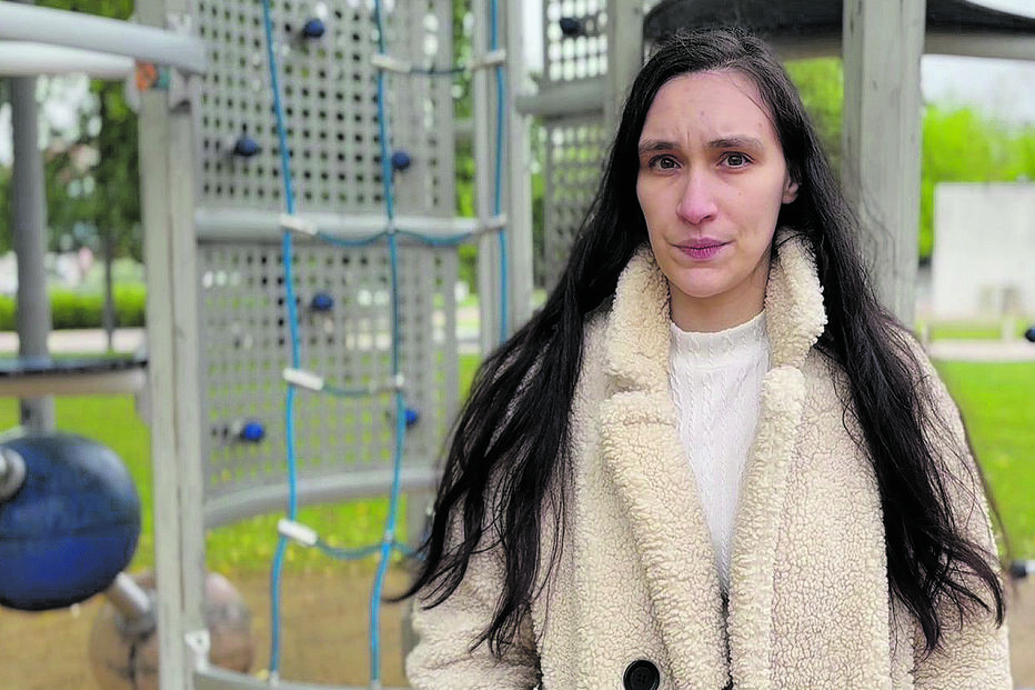 Tatiana Antunes, mãe da bebé, agora já com sete meses 