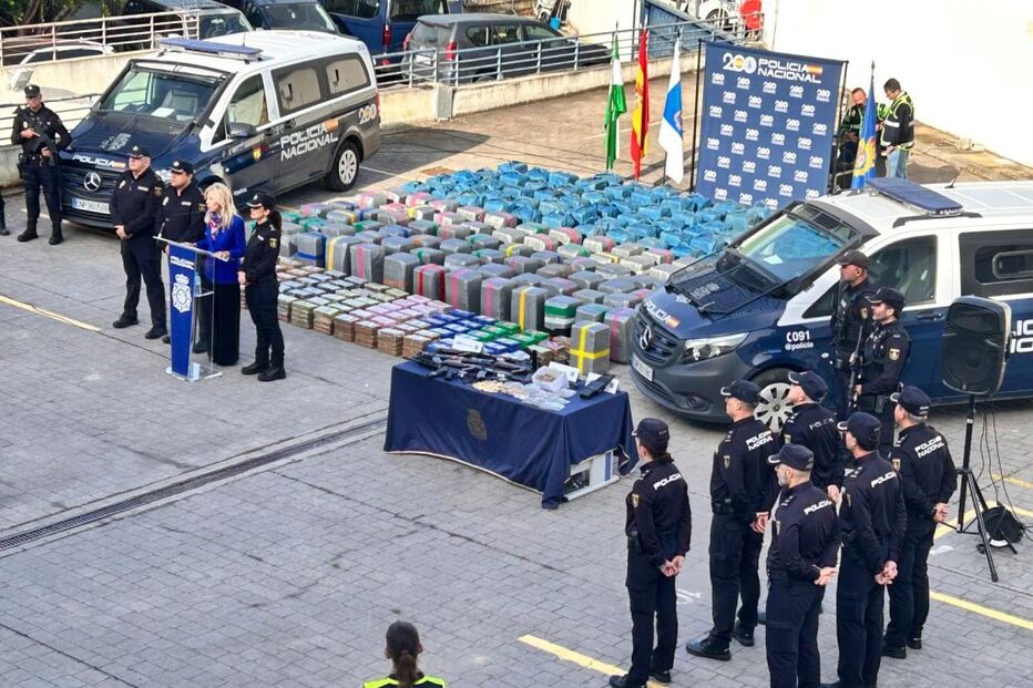Rede escondia toneladas de cocaína junto à fronteira algarvia