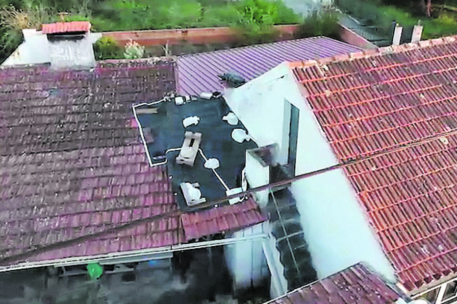 Telhados por reparar